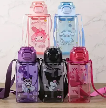 Kuromili Baskılı Pipetli Lüks Matara