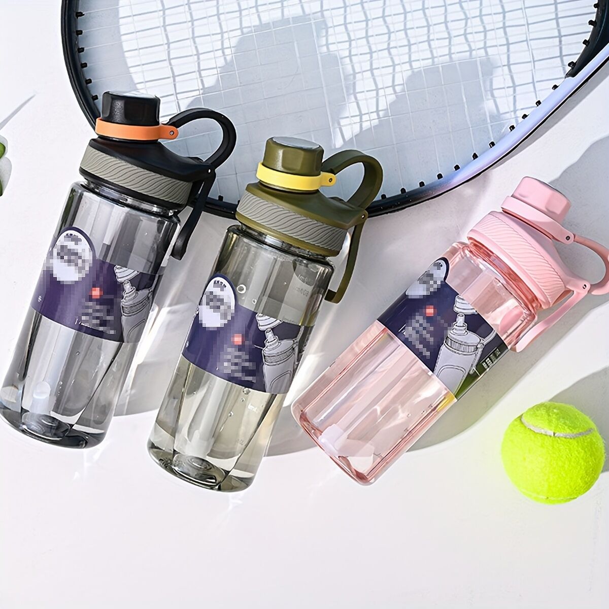 Çift Kapaklı Sporcu Matara 900 ML