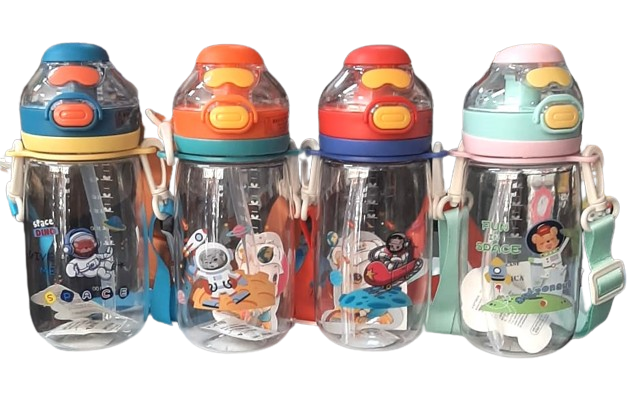 Figürlü Çift Ağızlı Çocuk Matara 550 ML
