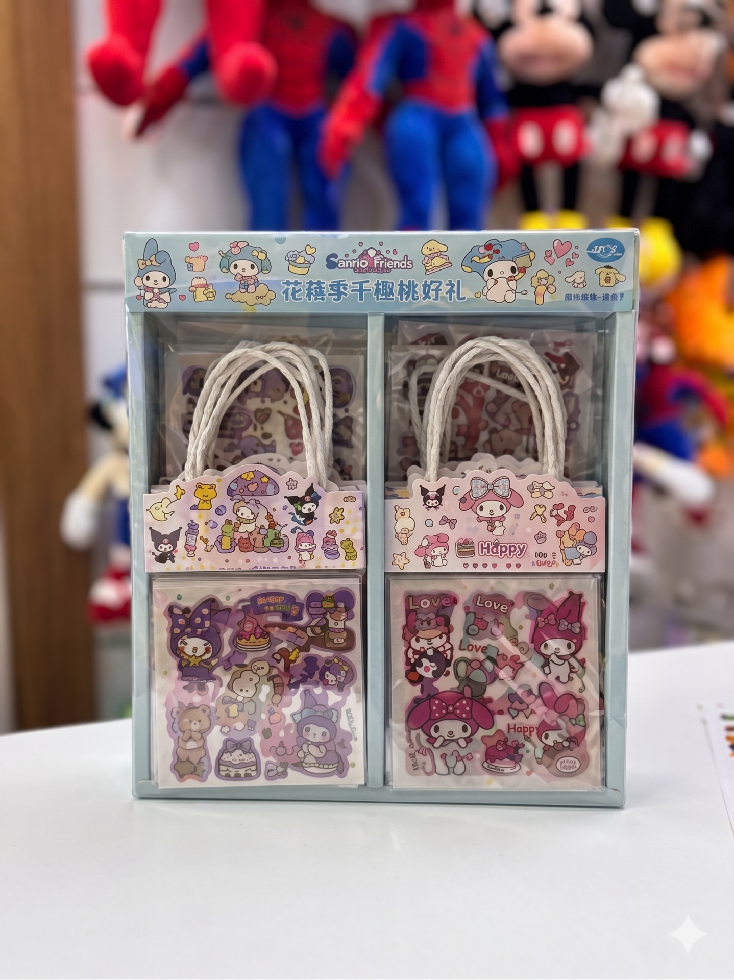 Kuromili Çantalı Sticker Büyük Boy 40'lı Pkt