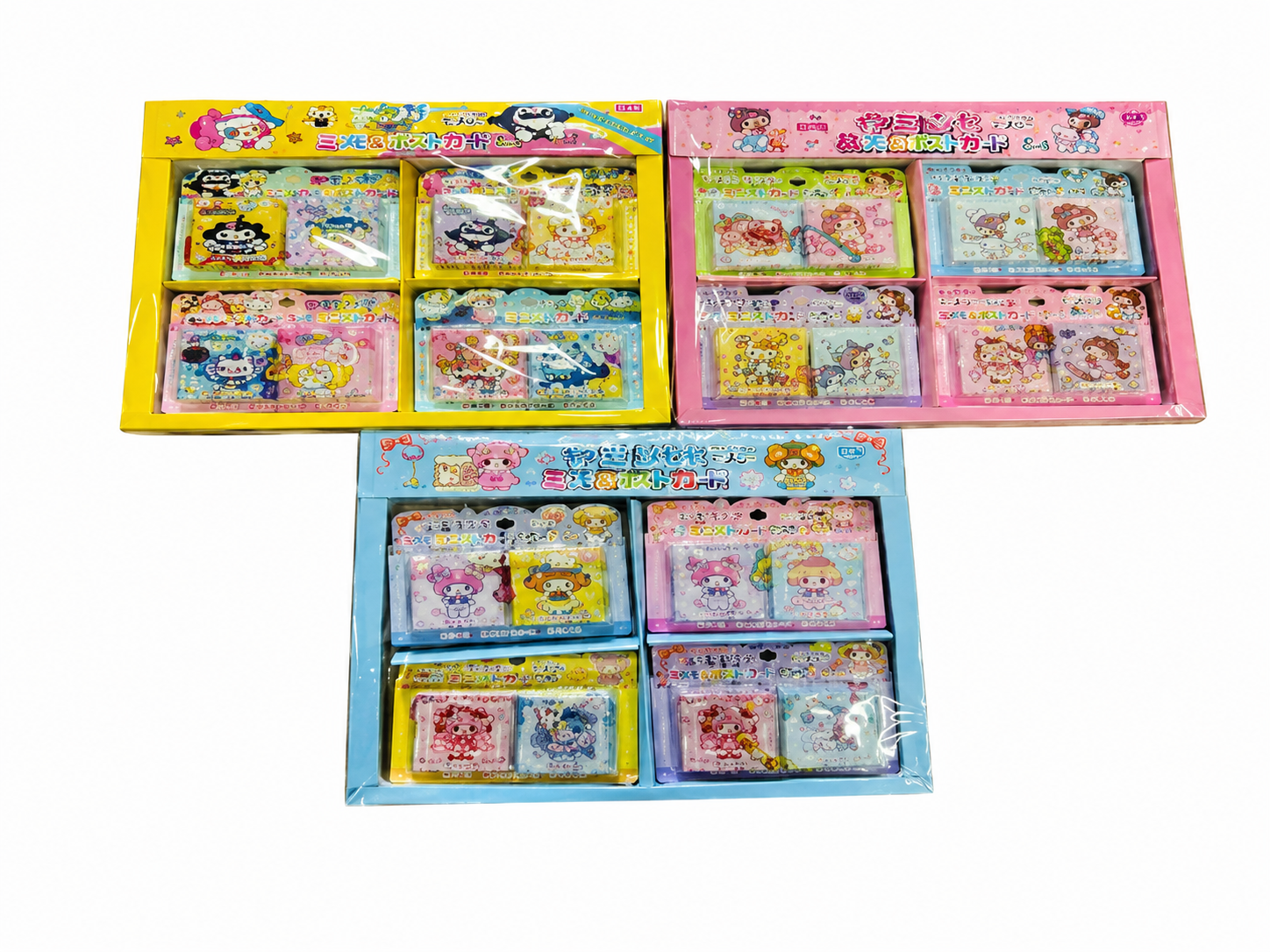 İthal Panda Karakterli İkili Mini Sulu Defter 16'lı Pkt