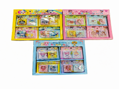 İthal Panda Karakterli İkili Mini Sulu Defter 16'lı Pkt